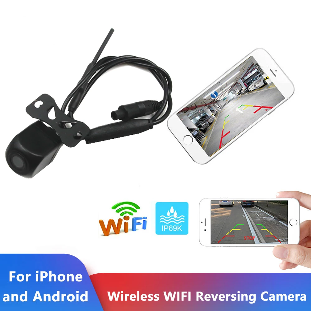 Wifi Car Reversing Camera LED Infrared night vision Back Rear View Camera automatic parking monitor CCD video Backup camera Wifi
Wifi Car Reversing Camera LED Infrared night vision Back Rear View Camera automatic parking monitor CCD video Backup camera Wifi
