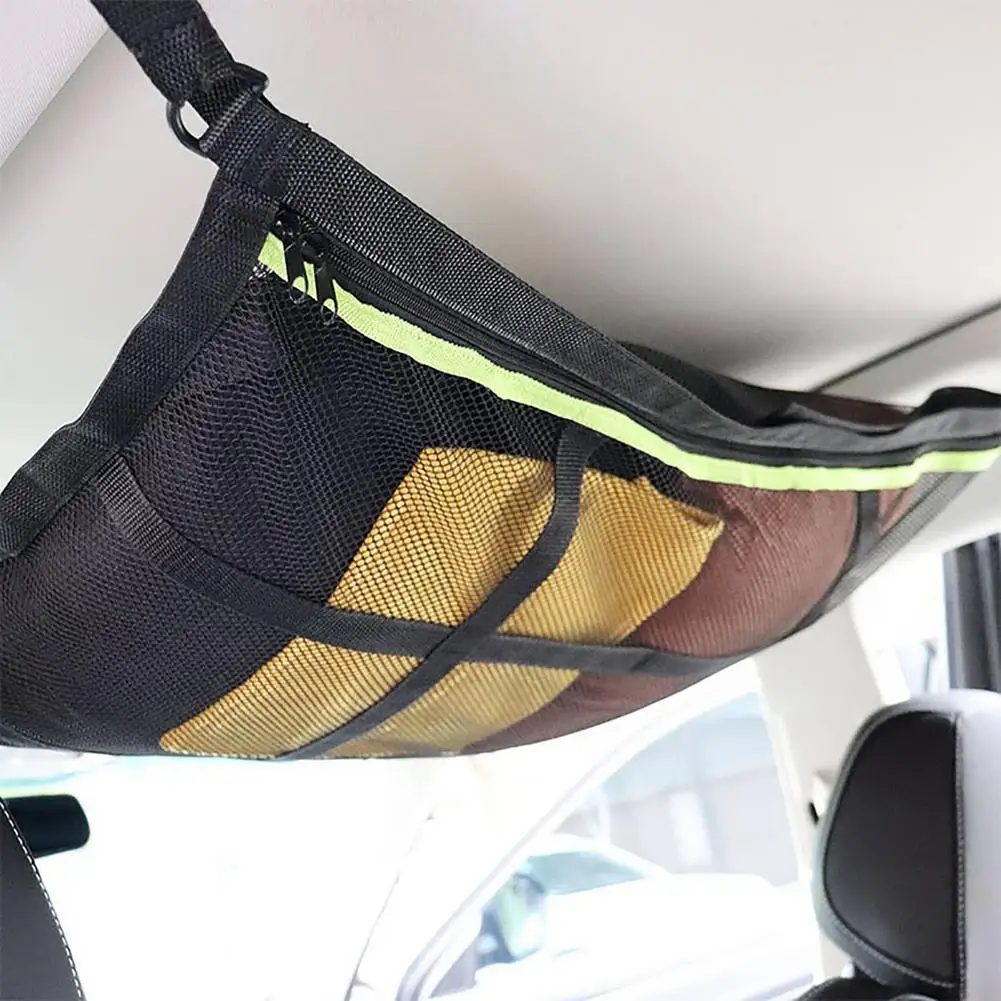 Portable Car Ceiling Storage Net Pocket Roof Interior Cargo Net Bag Car Trunk Storage Pouch Sundries Storage Organizer 
Portable Car Ceiling Storage Net Pocket Roof Interior Cargo Net Bag Car Trunk Storage Pouch Sundries Storage Organizer