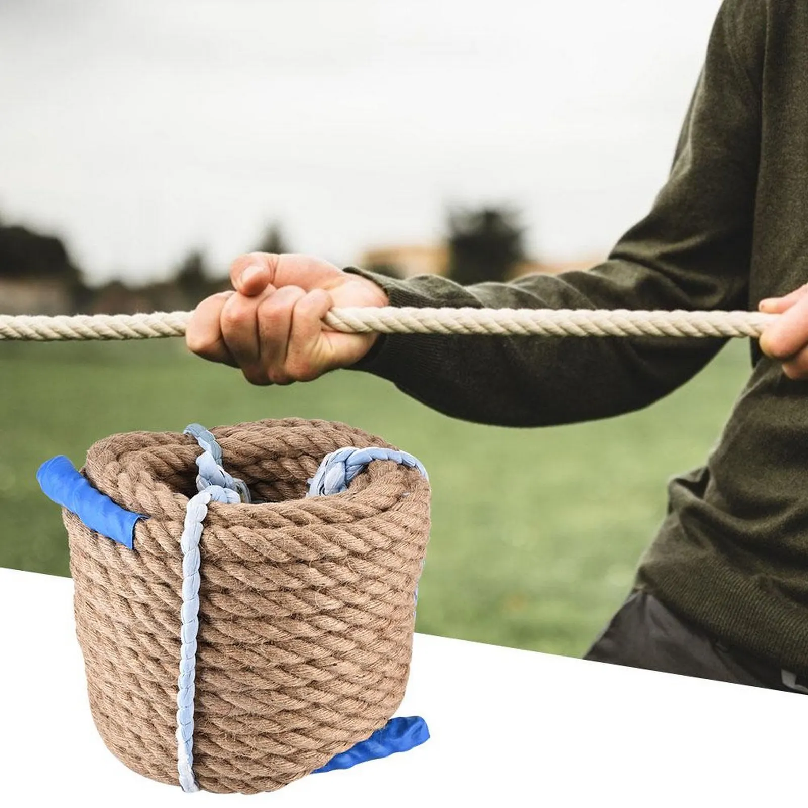 20M Jute Rope Outdoor Climbing Tug of War Linen Cord Twine Hemp 20mm Thick High Strength Hiking Bundling String Accessory Tool
20M Jute Rope Outdoor Climbing Tug of War Linen Cord Twine Hemp 20mm Thick High Strength Hiking Bundling String Accessory Tool