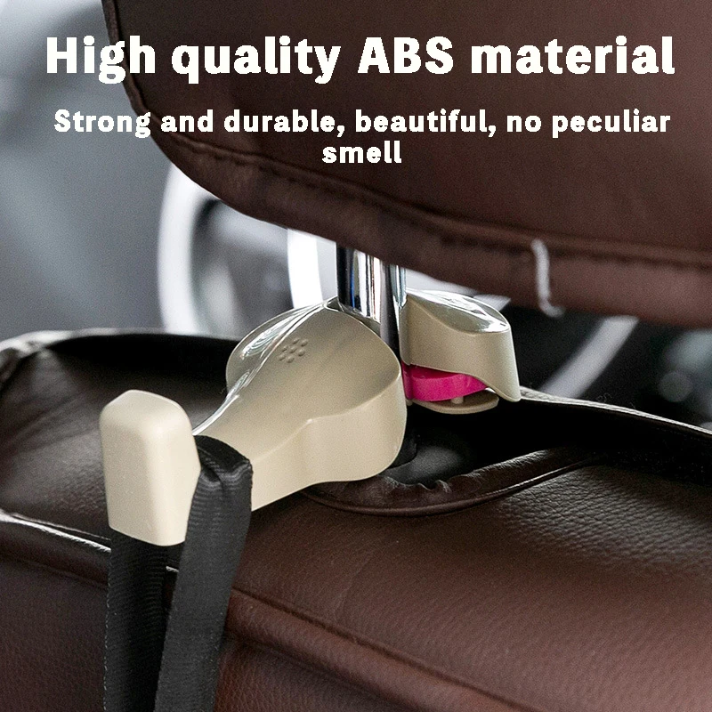 2PCS Universal Car Headrest Back Seat Hook for Handbags Purses Coats and Grocery Bag Seat Hanger Vehicle Organizer Holder
2PCS Universal Car Headrest Back Seat Hook for Handbags Purses Coats and Grocery Bag Seat Hanger Vehicle Organizer Holder