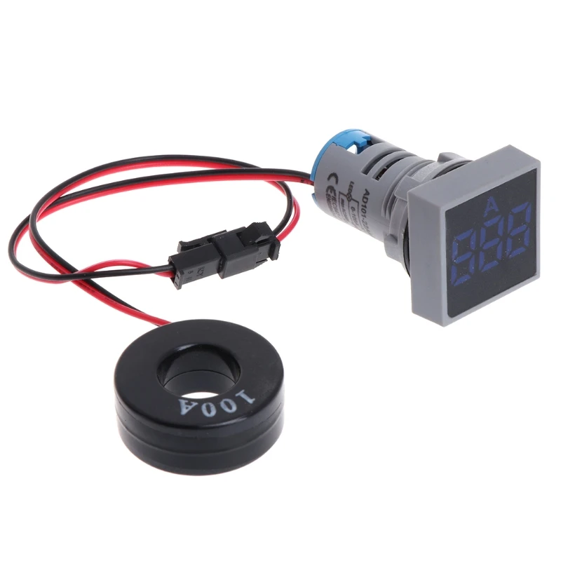 N80B 22MM 0-100A Digital Ammeter Current Meter Indicator Led Lamp Square Signal Light
N80B 22MM 0-100A Digital Ammeter Current Meter Indicator Led Lamp Square Signal Light