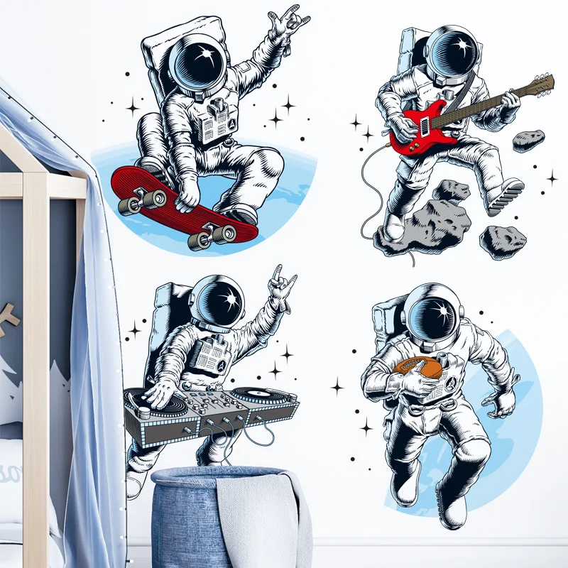 Galaxy Wall Stickers Musical Instrument Space Astronaut Wall Decals Waterproof Living Room Kids Room Decor Home Decoration Art 
Galaxy Wall Stickers Musical Instrument Space Astronaut Wall Decals Waterproof Living Room Kids Room Decor Home Decoration Art
