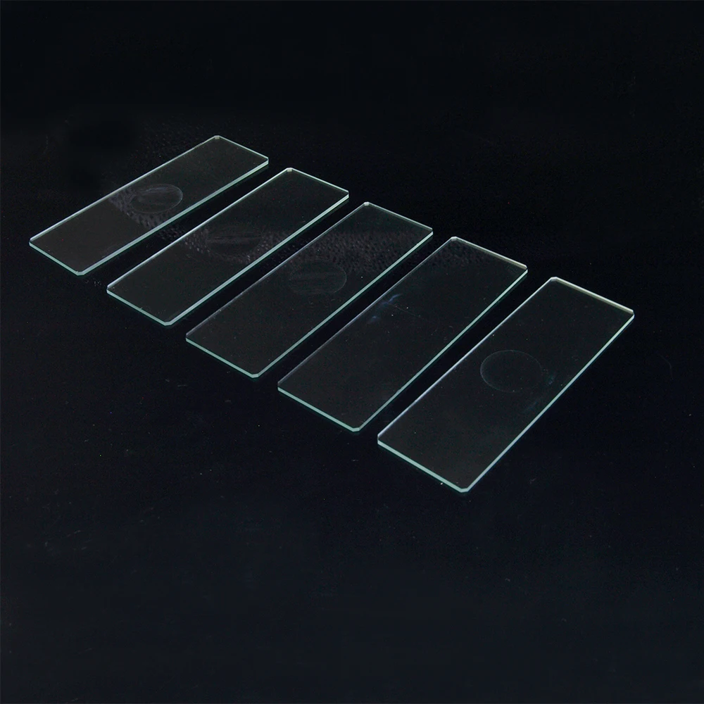 Стеклянные направляющие с Одной вогнутой стеклянные слайды для микроскопа
