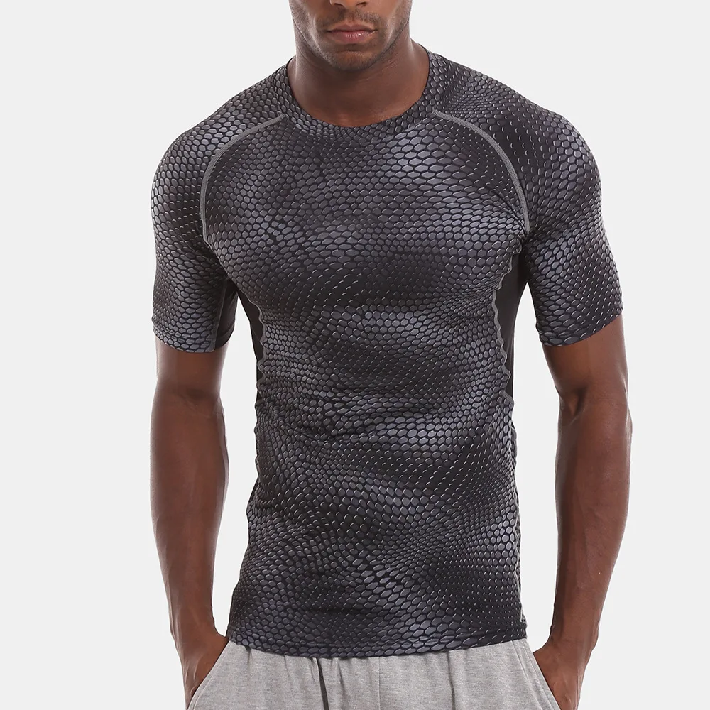 20 Autumn New Style Europe and America Cross Border Quick-Drying Short Sleeve Outdoor Snakeskin Tops T-shirt Training Male Yoga
20 Autumn New Style Europe and America Cross Border Quick-Drying Short Sleeve Outdoor Snakeskin Tops T-shirt Training Male Yoga