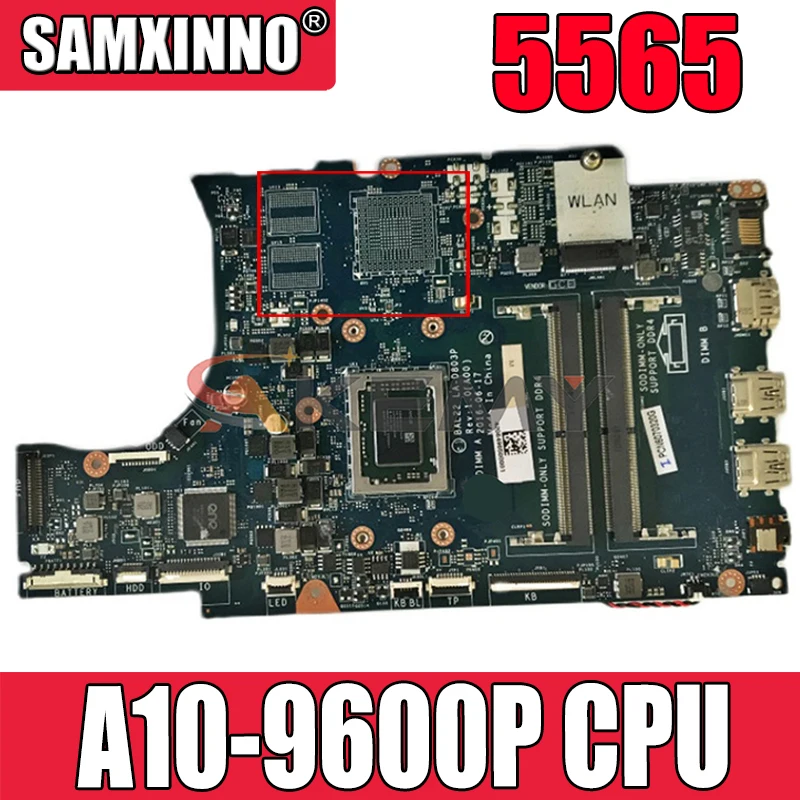 Akemy A10-9600P для DELL Inspiron 5565 материнская плата BAL22 LA-D803P CN-0M3RN1 M3RN1 материнская плата 100% тестирование
Akemy A10-9600P для DELL Inspiron 5565 материнская плата BAL22 LA-D803P CN-0M3RN1 M3RN1 материнская плата 100% тестирование
