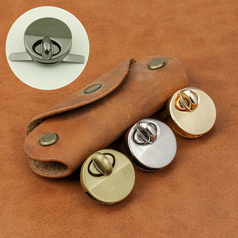 1 комплект, круглая металлическая сменная застежка с поворотным замком, фурнитура для женской сумки через плечо, сумочки, кошелька 
1 комплект, круглая металлическая сменная застежка с поворотным замком, фурнитура для женской сумки через плечо, сумочки, кошелька