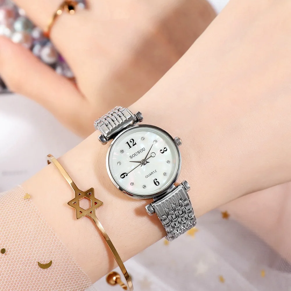 Ladies Watch Luxury Fashion Minimalist Quartz Stainless Steel Strap Watch Magnetic Clasp Dial Rhinestone Watch
Ladies Watch Luxury Fashion Minimalist Quartz Stainless Steel Strap Watch Magnetic Clasp Dial Rhinestone Watch