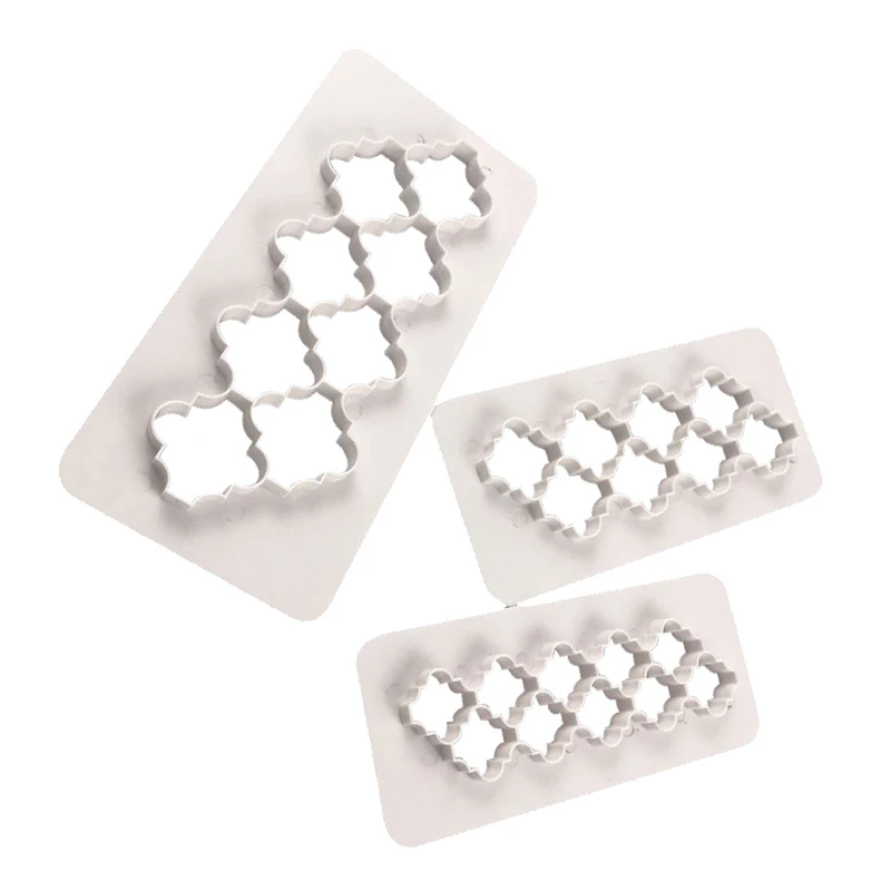 3Pcs Lace Flower Baking Fondant Bread Biscuit Cake Embossing Decoration Mold Tool Wedding Portable Practical Cookie Making Mould
3Pcs Lace Flower Baking Fondant Bread Biscuit Cake Embossing Decoration Mold Tool Wedding Portable Practical Cookie Making Mould