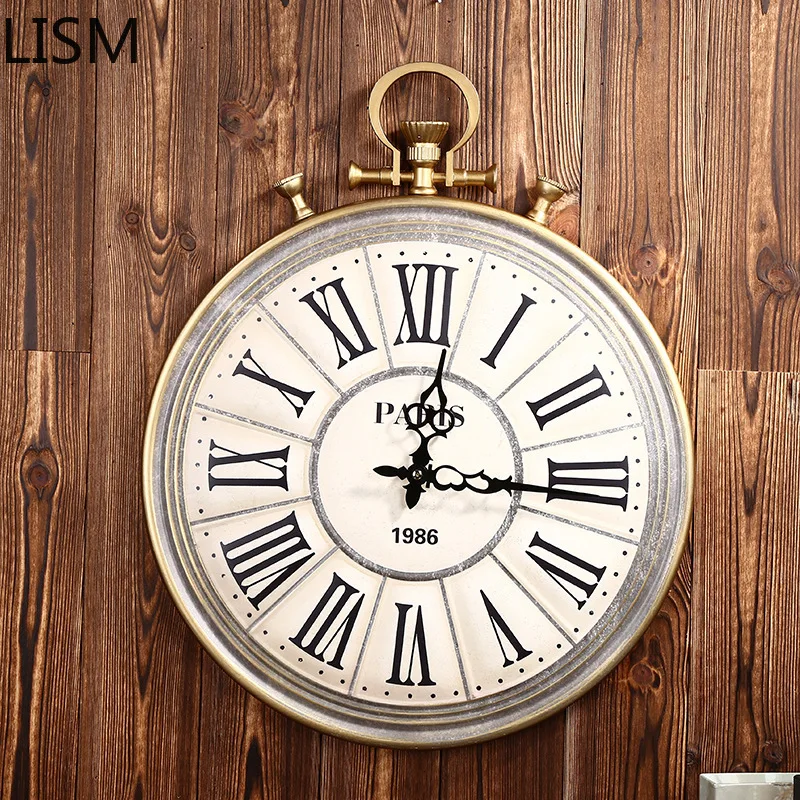Creative Large Wall Clock Bar Barber Pole Decorative Relogio De Parede Decor Vintage Wood Shabby Chic Silent 3d Wall Watch
Creative Large Wall Clock Bar Barber Pole Decorative Relogio De Parede Decor Vintage Wood Shabby Chic Silent 3d Wall Watch