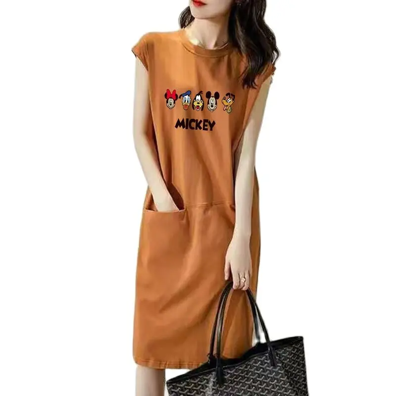 Disney Anime Mickey Minnie Donald Duck Goofy Brand Harajuku Dress Women Summer 2022 New Streetwear Black T Shirt Dress Women
Disney Anime Mickey Minnie Donald Duck Goofy Brand Harajuku Dress Women Summer 2022 New Streetwear Black T Shirt Dress Women