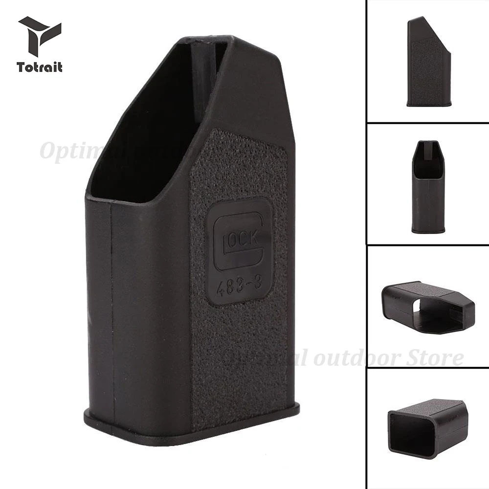TOtrait Tactical Speed Loader Magazine Quick Fill Sleeve plastic adapter speed loader For 9mm .40 .357 .45 GAP Mags Clips | Спорт и