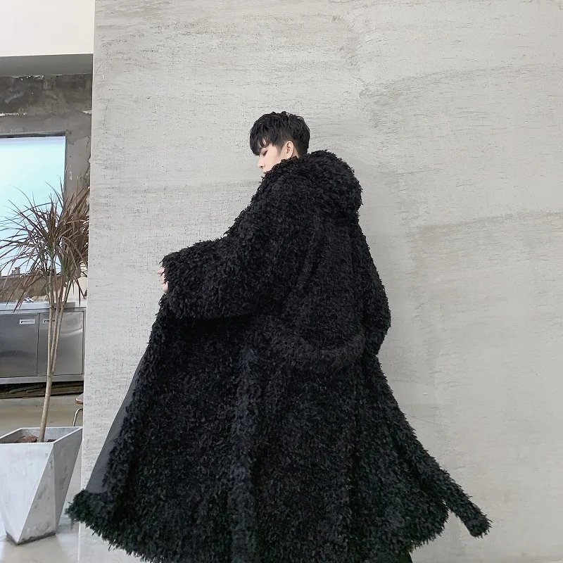 Мужская Уличная одежда кардиган в готическом стиле пальто верхняя Мужской