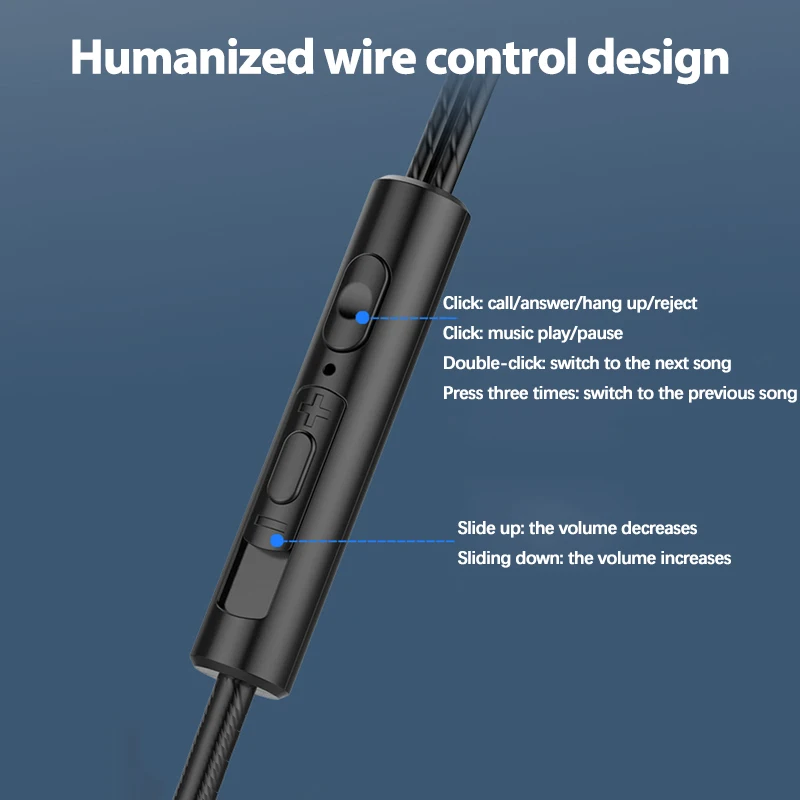 Dual Drive 6D Stereo Wired Earphone Universal In-Ear Heavy Bass Stereo Wired Earphones Sports Gaming Headsets with Mic For Phone
Dual Drive 6D Stereo Wired Earphone Universal In-Ear Heavy Bass Stereo Wired Earphones Sports Gaming Headsets with Mic For Phone