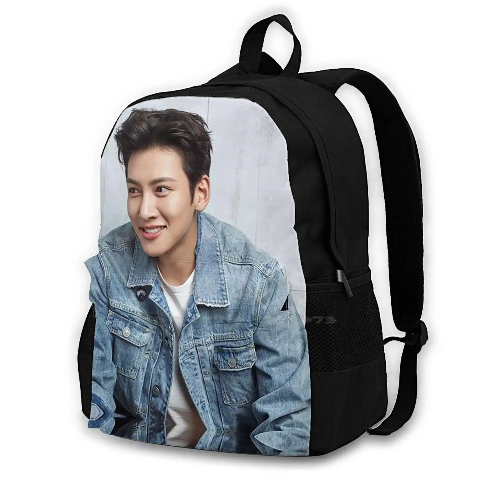 

Ji Chang Wook 3D Print design BackPack Casual bag Ji Chang Wook Kdrama Actors Korea Actor Actor Oppa K2 Chang Wook Ji Chang