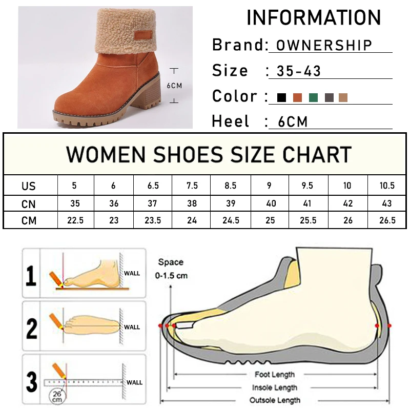 Women Fur Snow Boots Winter Warm 2020 Ladies Slip On Women's Plush Mid Heels Female Comfortable Woman Wool Ankle Shoe Plus Size
Women Fur Snow Boots Winter Warm 2020 Ladies Slip On Women's Plush Mid Heels Female Comfortable Woman Wool Ankle Shoe Plus Size