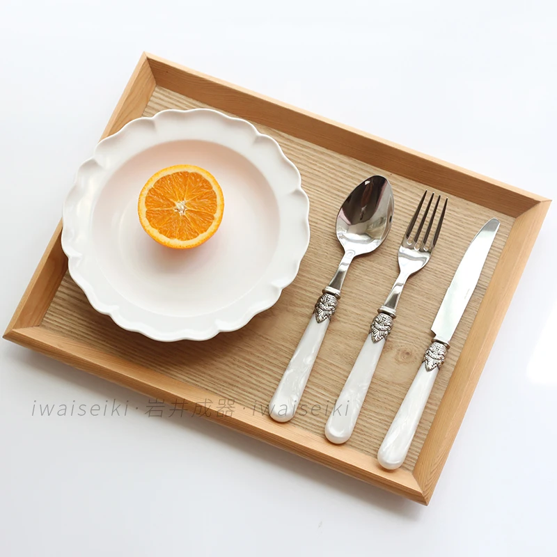Japanese Vintage Vintage Vintage Western Tableware Stainless Steel Steak Knife and Fork Dessert Spork
Japanese Vintage Vintage Vintage Western Tableware Stainless Steel Steak Knife and Fork Dessert Spork