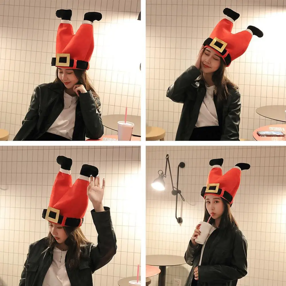 2020 New Electric Christmas Hat Funny Christmas Red Caps Santa Claus Legs Pants Novelty Plush Hats Unisex Cap Toys for Christmas
2020 New Electric Christmas Hat Funny Christmas Red Caps Santa Claus Legs Pants Novelty Plush Hats Unisex Cap Toys for Christmas