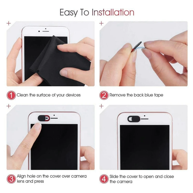 6 Pack Webcam Cover Slide Privacy Protection Ultra Thin Anti-Spy Laptop Camera Cover For Computer Pro
6 Pack Webcam Cover Slide Privacy Protection Ultra Thin Anti-Spy Laptop Camera Cover For Computer Pro