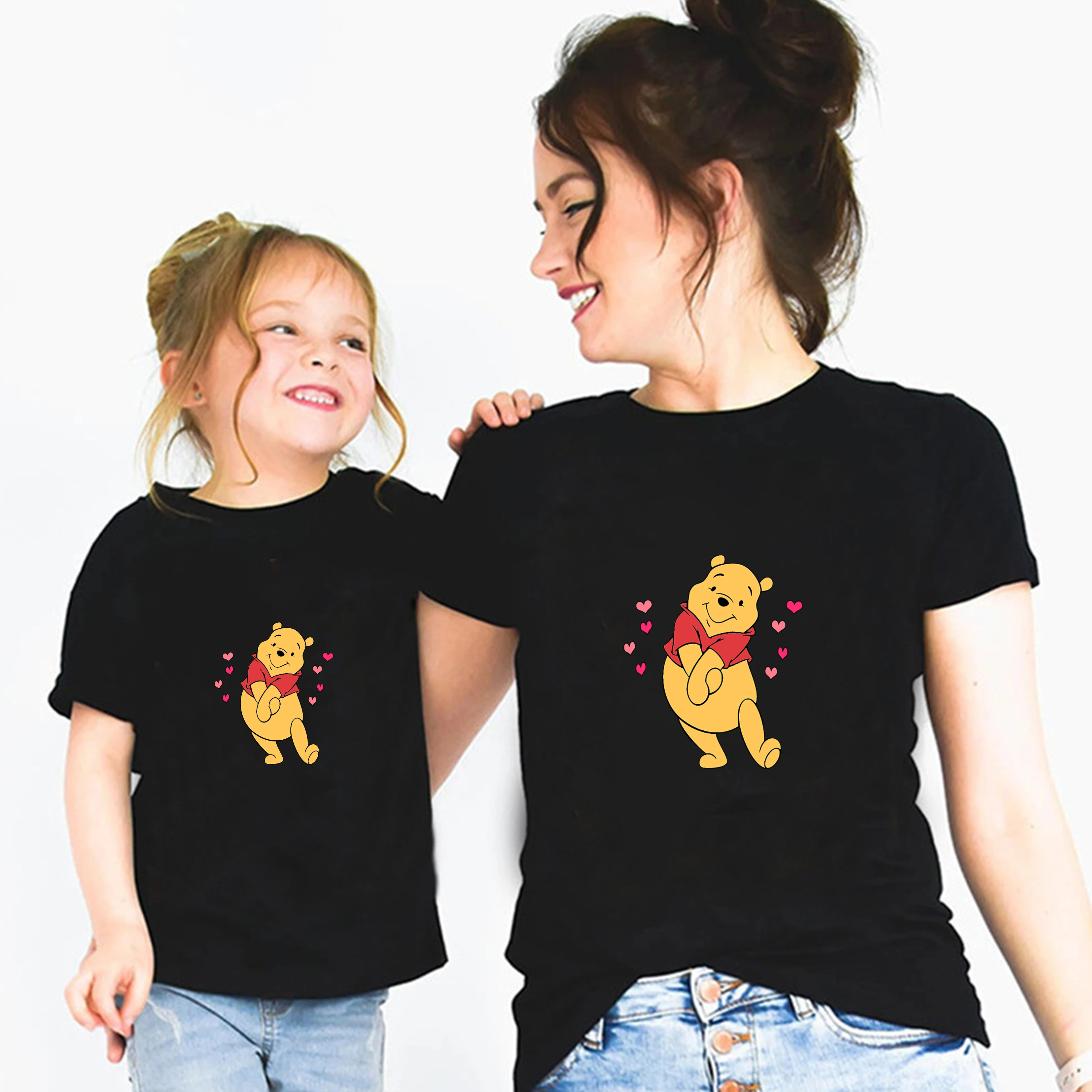 Disney Women T-Shirt Cute Winnie The Pooh Cartoons Base Family Tshirt Unisex Baby Clothes Cotton O-Neck Casual Streetwear Funny
Disney Women T-Shirt Cute Winnie The Pooh Cartoons Base Family Tshirt Unisex Baby Clothes Cotton O-Neck Casual Streetwear Funny