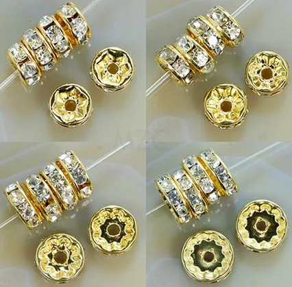 6 mm 8 mm 10 mm 12 mm ,each size 100 Pieces, White AAA Rhinestone Rondelle Spacer, Silver Plated OES DIY beads Jhxd2
6 mm 8 mm 10 mm 12 mm ,each size 100 Pieces, White AAA Rhinestone Rondelle Spacer, Silver Plated OES DIY beads Jhxd2