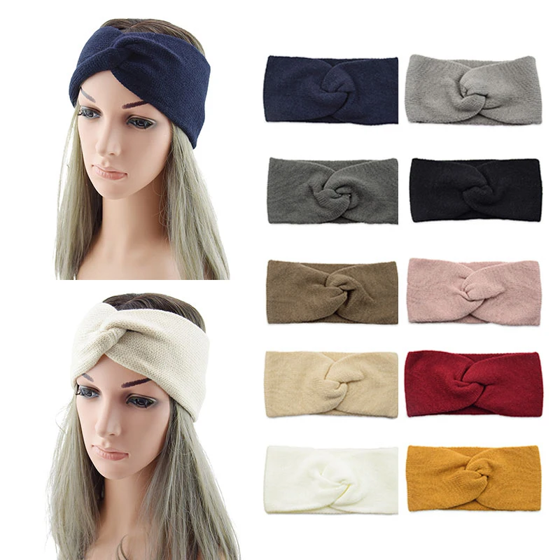 Women Solid Knitting Cross Knot Woolen Warm Headbands Hair Holder Elastic Hairbands Turban Headwraps Fashion Hair Accessories
Women Solid Knitting Cross Knot Woolen Warm Headbands Hair Holder Elastic Hairbands Turban Headwraps Fashion Hair Accessories