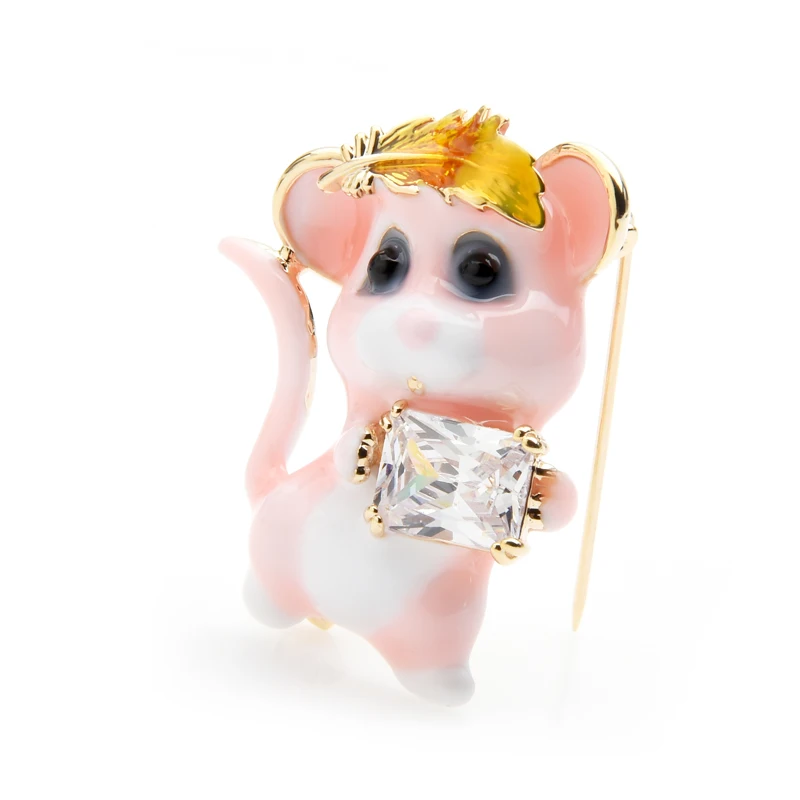 Wuli&baby Blue Pink Mouse Enamel Brooches Women Alloy Hugging Zircon Animal Party Banquet Brooch Pins New Year Gifts
Wuli&baby Blue Pink Mouse Enamel Brooches Women Alloy Hugging Zircon Animal Party Banquet Brooch Pins New Year Gifts