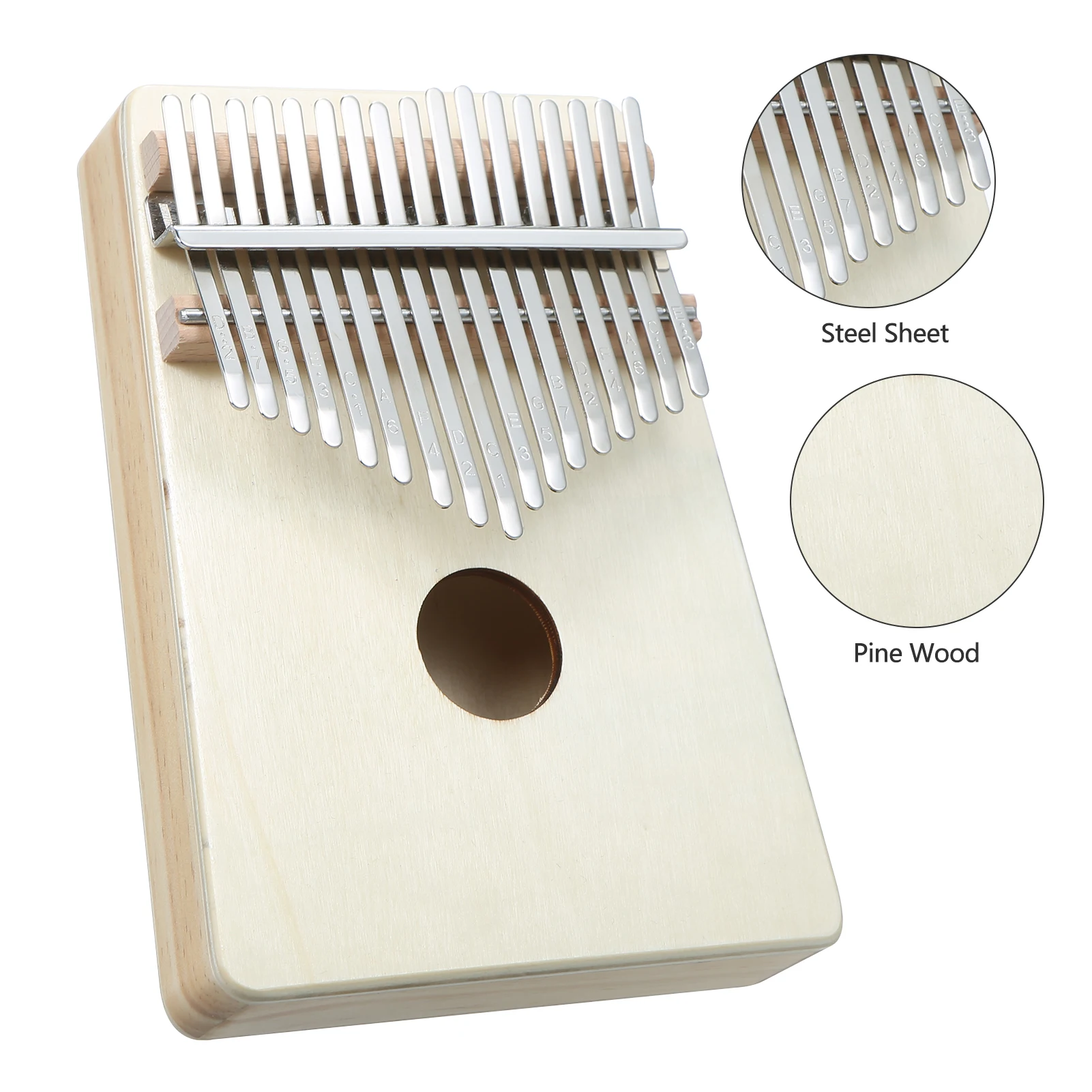 Kalimba 17 Keys Thumb Piano Music High Quality Wood Musical Instruments With Learning Book Music Box
Kalimba 17 Keys Thumb Piano Music High Quality Wood Musical Instruments With Learning Book Music Box