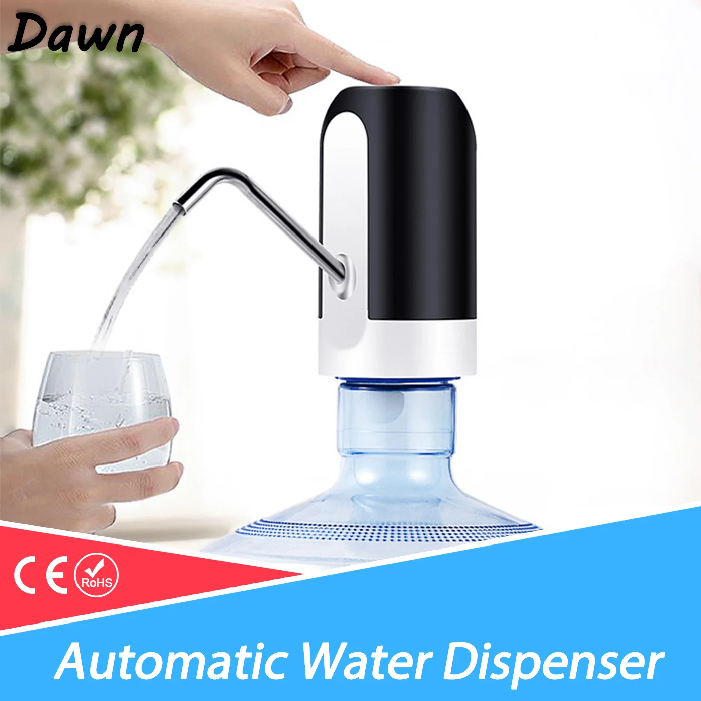 Water Bottle Pump USB 5V Charging Automatic Electric Water Dispenser Pump Bottle Water One Click Auto Switch Drinking Dispenser
Water Bottle Pump USB 5V Charging Automatic Electric Water Dispenser Pump Bottle Water One Click Auto Switch Drinking Dispenser