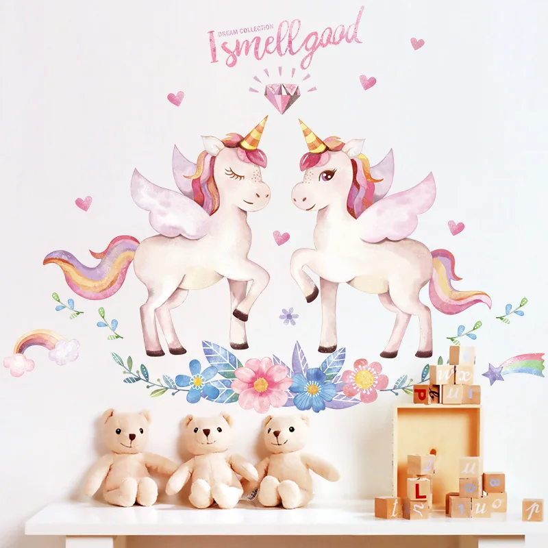 1PC Unicorn Wall Sticker Kids Girls Birthday Wall Decor Bedroom Wall Decal Room Decoration Children House Decor Costume Props
1PC Unicorn Wall Sticker Kids Girls Birthday Wall Decor Bedroom Wall Decal Room Decoration Children House Decor Costume Props