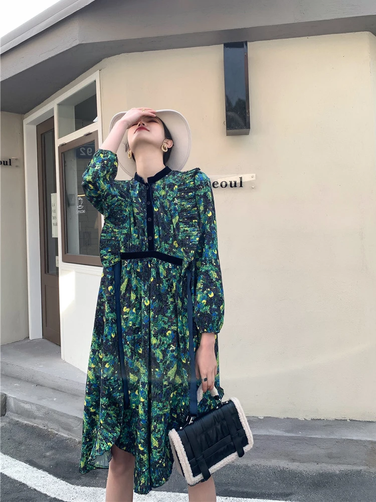 Nbpm Yellow-Green Asymmetrical Women's Dress Party Chic Loose And Comfortable Hemline Business Party Pleated Skirts
Nbpm Yellow-Green Asymmetrical Women's Dress Party Chic Loose And Comfortable Hemline Business Party Pleated Skirts