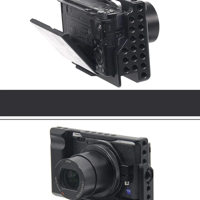 Camera Cage for Sony DSC-RX100 III(M3) IV(M4) V(M5) DSLR Camera Case Cage Camera Rig Cold Shoe
Camera Cage for Sony DSC-RX100 III(M3) IV(M4) V(M5) DSLR Camera Case Cage Camera Rig Cold Shoe
