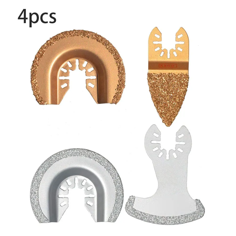 4PCS Oscillating Saw Blades Accessories Diamond Segment Swing Grout Carbide Multitool Blades for Polishing Cement Grit Grinding
4PCS Oscillating Saw Blades Accessories Diamond Segment Swing Grout Carbide Multitool Blades for Polishing Cement Grit Grinding