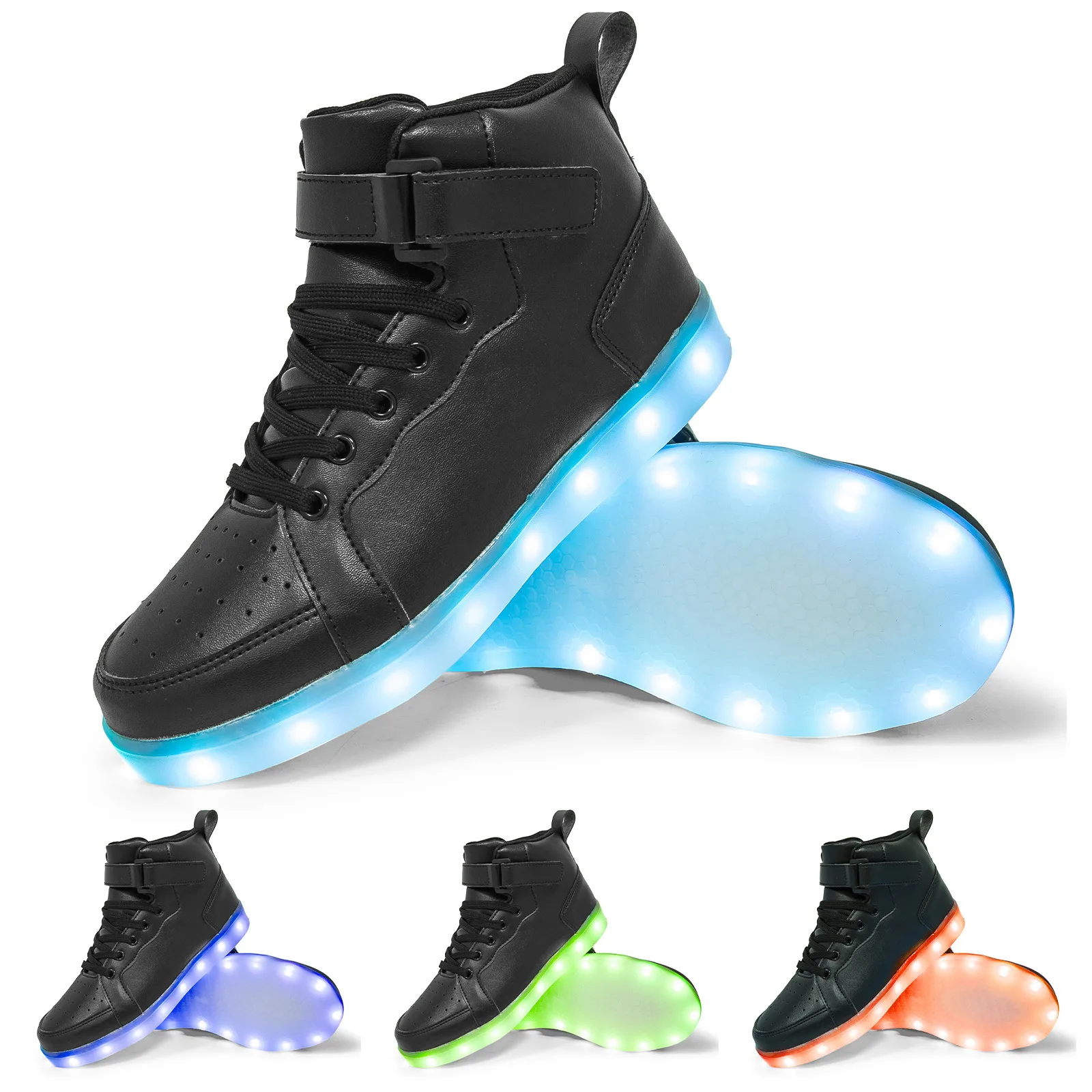 Size 25-46 USB Charging Led Shoes for Kids & Adults Light Up High Top Sneakers for Boys Girls Men Women Glowing Party Shoes
Size 25-46 USB Charging Led Shoes for Kids & Adults Light Up High Top Sneakers for Boys Girls Men Women Glowing Party Shoes