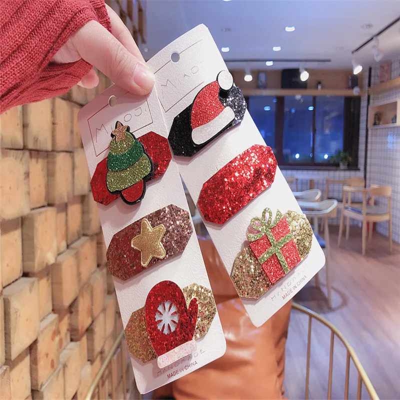 Baby BB Clip Christmas And New Year Children's Hair Accessories Holiday Headdress Set
Baby BB Clip Christmas And New Year Children's Hair Accessories Holiday Headdress Set