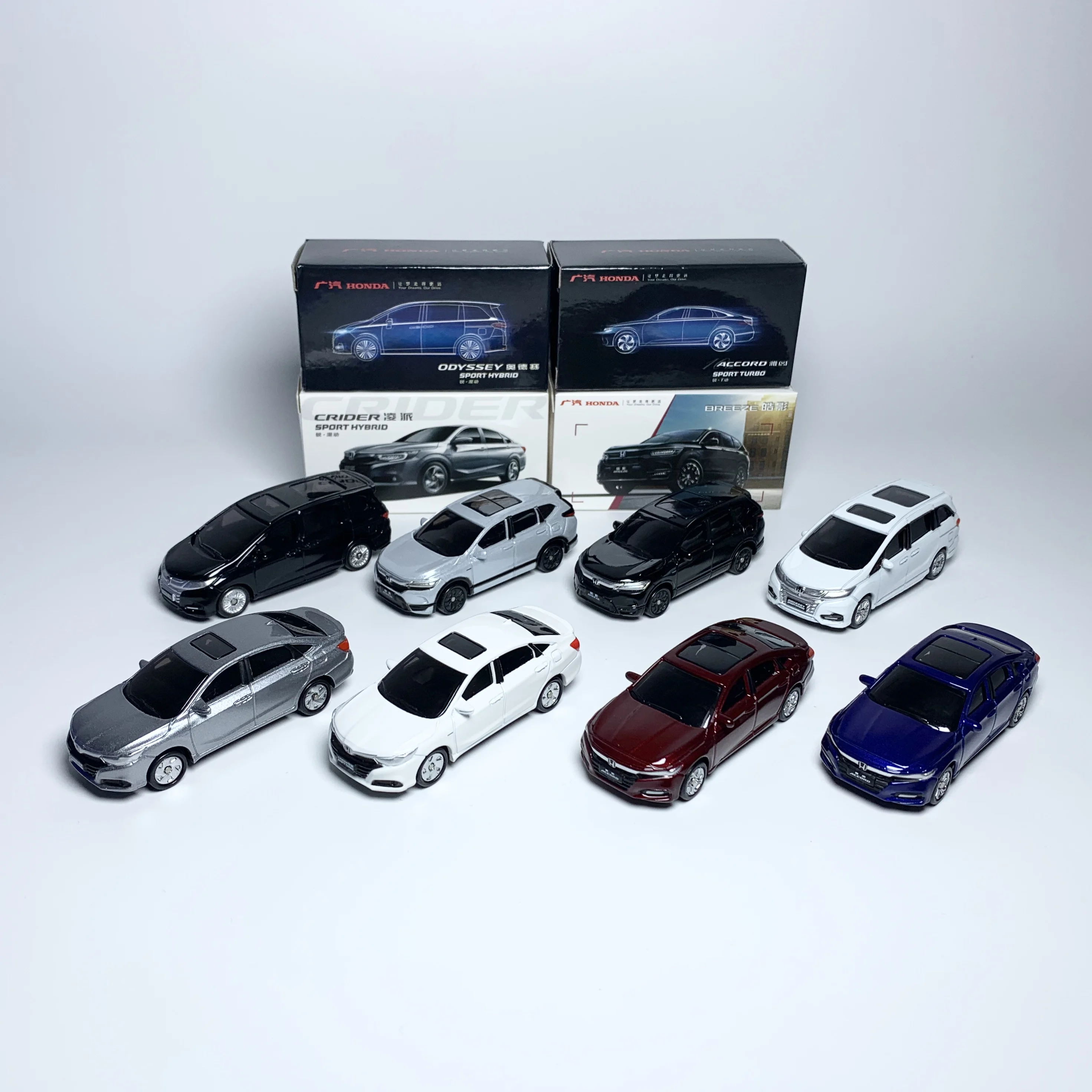Оригинальная фабрика 1:64 GAC Honda Odyssey Accord BREEZE CRIDER коллекция литых под давлением