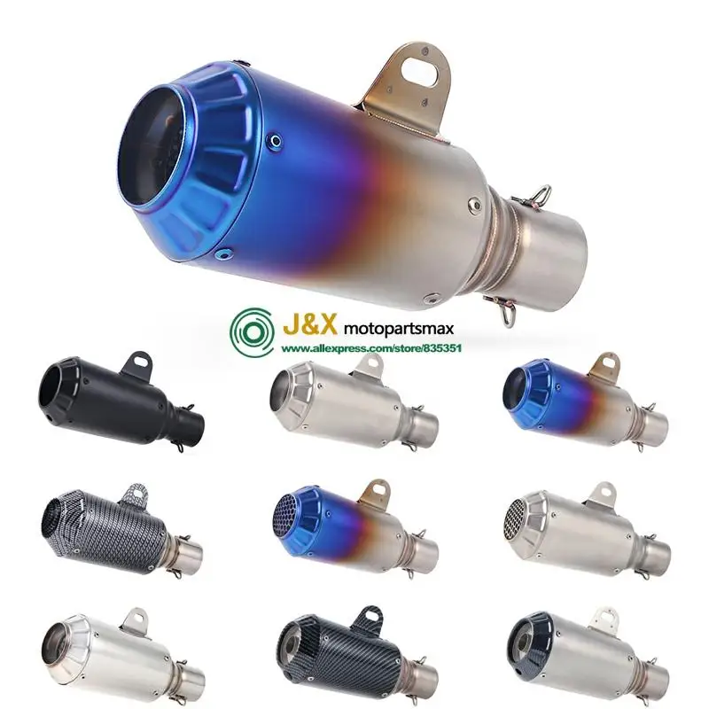 Universal Modified Motorcycle Exhaust Muffler with DB Killer Dirt Street Bike Scooter ATV Exhaust Muffler Z750 TMAX CB
Universal Modified Motorcycle Exhaust Muffler with DB Killer Dirt Street Bike Scooter ATV Exhaust Muffler Z750 TMAX CB
