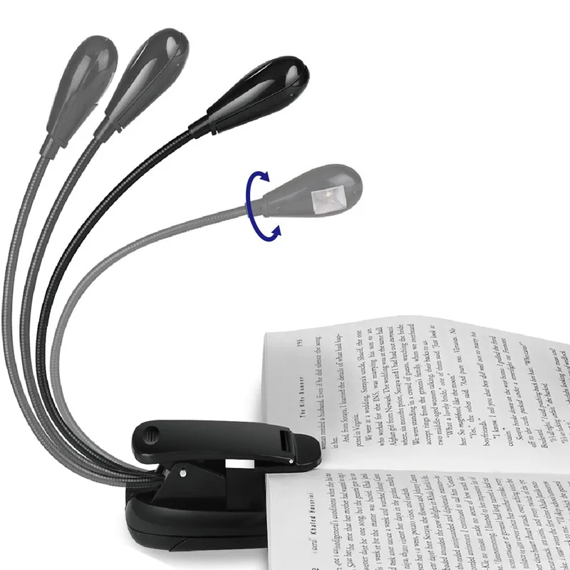 LED Book Light Clip-On Desk Lamp Flexible Reading Foldinglight Indoor Lighting Night Lamp For Fishing Travel Bedroom Book
LED Book Light Clip-On Desk Lamp Flexible Reading Foldinglight Indoor Lighting Night Lamp For Fishing Travel Bedroom Book