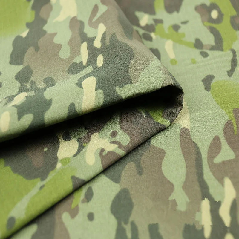 

100*150cm/piece Green TC terylene plaid camouflage fabric