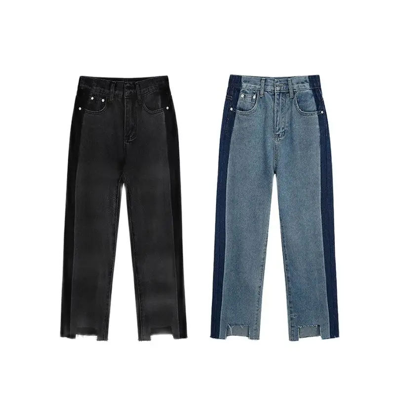 High Waist Vintage Jeans Women Patchwork Washes Autumn 2021 Vintage Streetwear Pant Woman Casual Loose Y2k Wide Leg Jeans Female
High Waist Vintage Jeans Women Patchwork Washes Autumn 2021 Vintage Streetwear Pant Woman Casual Loose Y2k Wide Leg Jeans Female