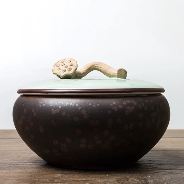 ★SheCu pavilion 】 manual coarse pottery caddy ceramic seal rust glazed pottery jar storage POTS of tea caddy storehouse
★SheCu pavilion 】 manual coarse pottery caddy ceramic seal rust glazed pottery jar storage POTS of tea caddy storehouse