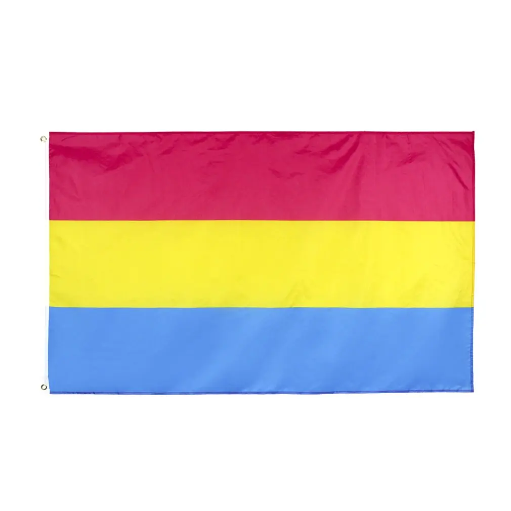 90 *150cm Omnisexual Pride LGBT Pan Pansexual Flag Double Penetration Flag Polyester Material Pansexual Flag
90 *150cm Omnisexual Pride LGBT Pan Pansexual Flag Double Penetration Flag Polyester Material Pansexual Flag