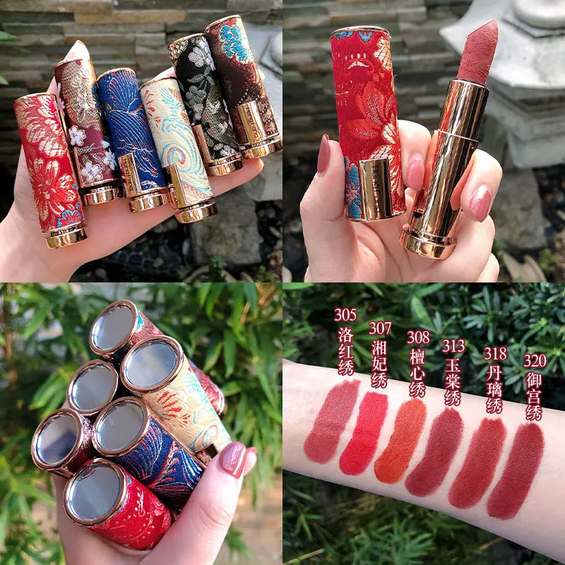 Oriental Classical Beauty Vintage Velvet Lipstick Matte Pigmented Waterproof Lasting Lip Makeup Silky Charming Cosmetic
Oriental Classical Beauty Vintage Velvet Lipstick Matte Pigmented Waterproof Lasting Lip Makeup Silky Charming Cosmetic