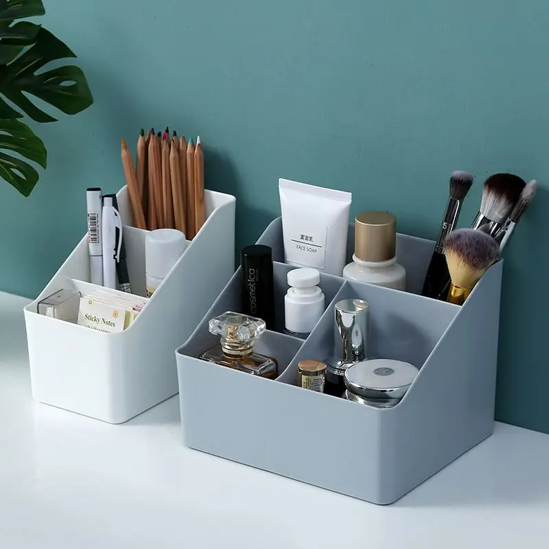 Makeup Organizer Brush Holder Make Up Bathroom Organizer Plastic Desktop Jewelry Sundries Home Office Storage Box 3\4 Lattices
Makeup Organizer Brush Holder Make Up Bathroom Organizer Plastic Desktop Jewelry Sundries Home Office Storage Box 3\4 Lattices