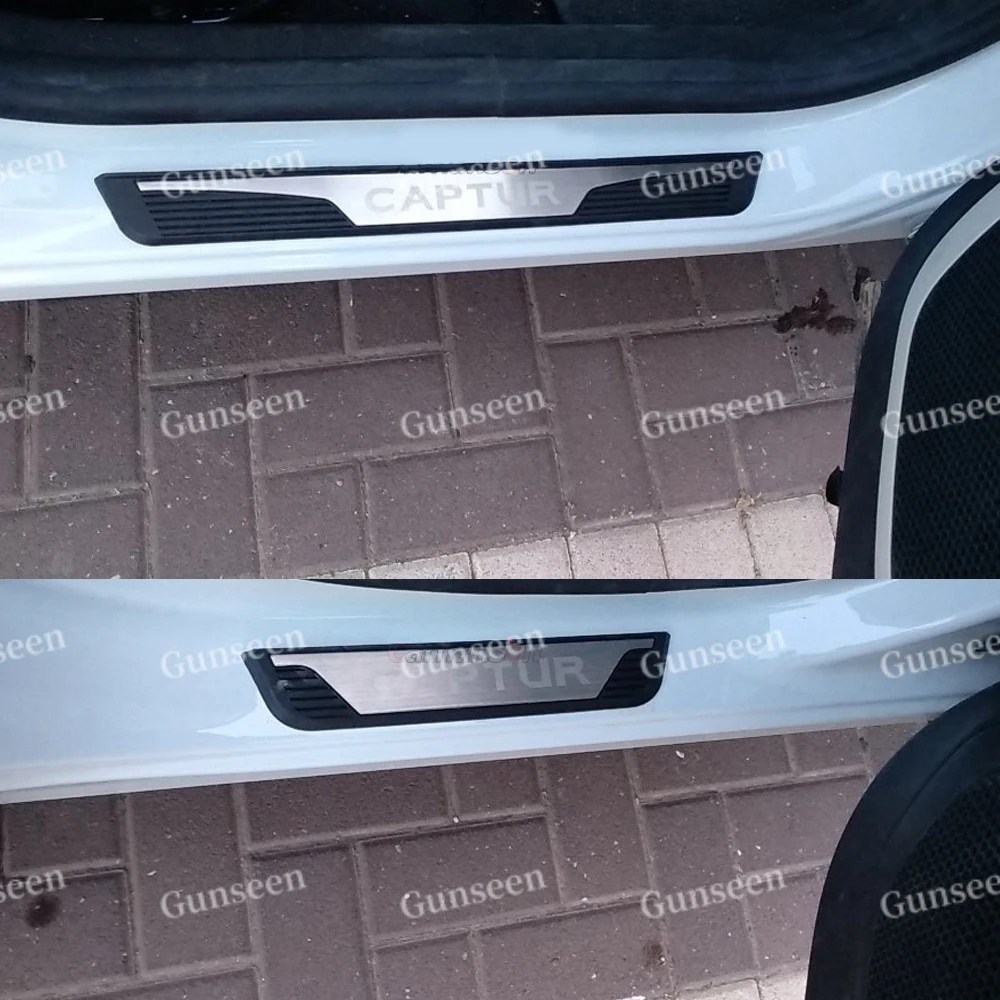 For Renault Captur Accessories 2015 2018 2019 2020 Door Sill Trim Scuff Plate Guard Protector Auto Stickers Car Styling Pedals 
For Renault Captur Accessories 2015 2018 2019 2020 Door Sill Trim Scuff Plate Guard Protector Auto Stickers Car Styling Pedals