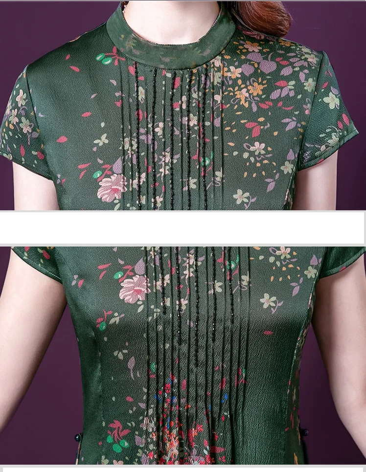 2020 Top women clothing Large size Women dress European fashion summer printing dresses Middle age clothing Free shipping 1727
2020 Top women clothing Large size Women dress European fashion summer printing dresses Middle age clothing Free shipping 1727
