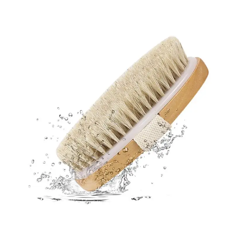 Natural Bristles Back Scrubber Shower Brush With Detachable Long Wooden Handle Dry Skin Exfoliating Body Massage Cleaning Tool
Natural Bristles Back Scrubber Shower Brush With Detachable Long Wooden Handle Dry Skin Exfoliating Body Massage Cleaning Tool