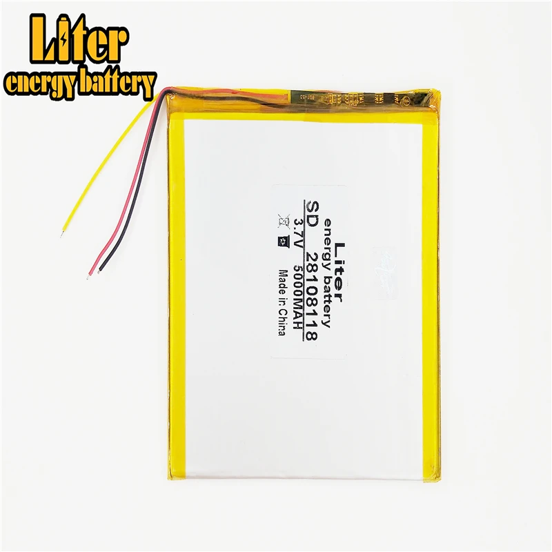 3 line 28108118 3.7V 5000 mAh For VI40 V971 dual core version polymer lithium ion Battery Replacement Tablet PC Battery
3 line 28108118 3.7V 5000 mAh For VI40 V971 dual core version polymer lithium ion Battery Replacement Tablet PC Battery