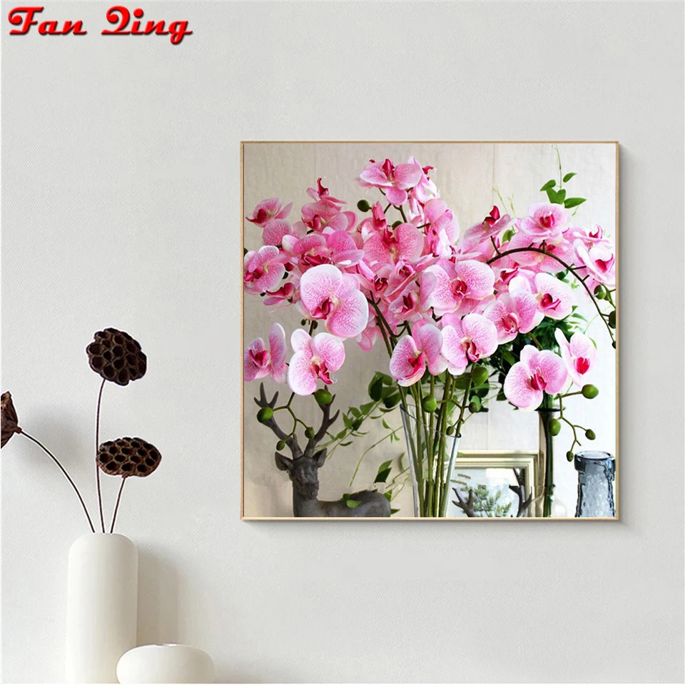 5D DIY Diamond Painting cross stitch orchid flowers kits Diamond Embroidery pattern Rhinestones 3d mosaic needlework
5D DIY Diamond Painting cross stitch orchid flowers kits Diamond Embroidery pattern Rhinestones 3d mosaic needlework