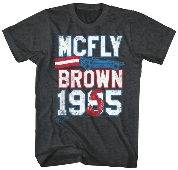 American Classics Back to The Future 1985 Comedy Action Movie McFly Brown 1955 Adult T-Shirt Tee
American Classics Back to The Future 1985 Comedy Action Movie McFly Brown 1955 Adult T-Shirt Tee