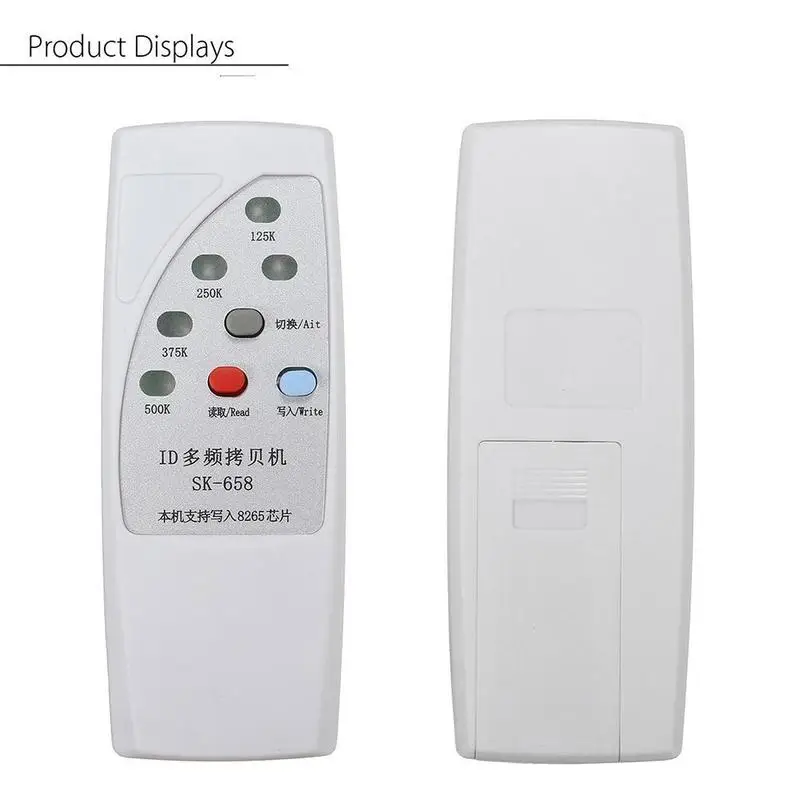New RFID Duplicator EM4305 Key Copier T5577 Tag Reader Writer Card Cloner Programmer 125/250/375/500KHz Duplicator Cloner
New RFID Duplicator EM4305 Key Copier T5577 Tag Reader Writer Card Cloner Programmer 125/250/375/500KHz Duplicator Cloner